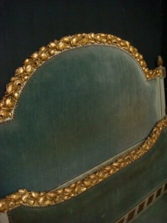 LXVI style 19th century queen size bed