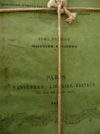 French 19th century paperback book stack printed 1846