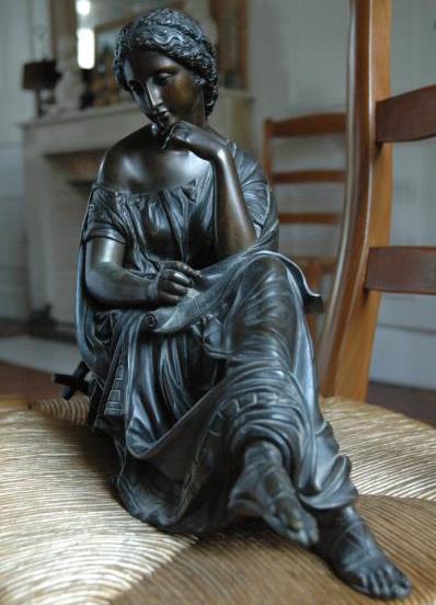 19th century bronze by F. Moreau c.1860 -1880