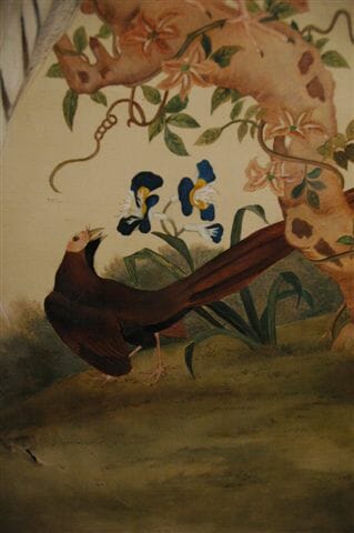 Oil on canvas five panel screen from Paris c.1930