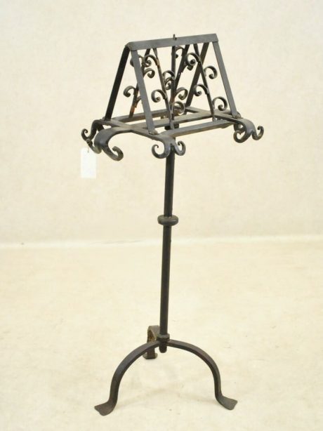 Double sided forged iron lecturn c.1890