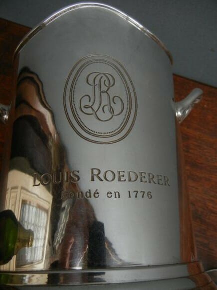 French silver plated champagne bucket RODERER