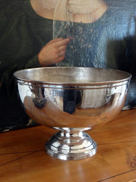 French Lanson silver plated champagne bucket