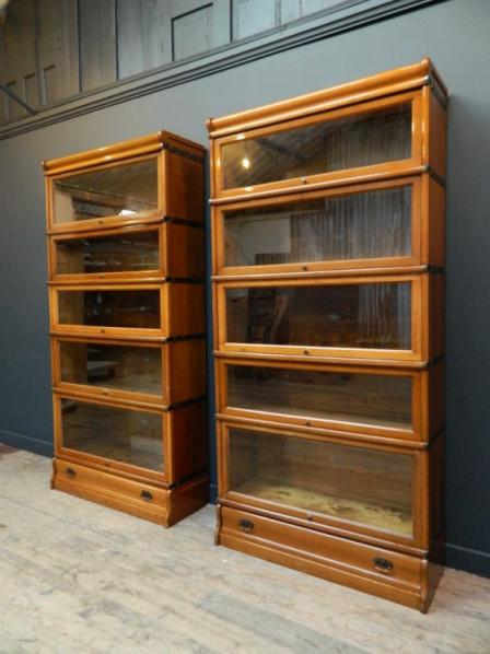 A pair of Globe-Wernicke Barrister bookcases c.1899