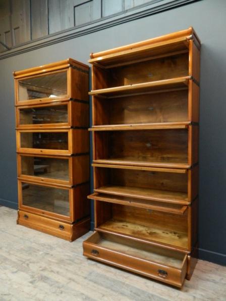 A pair of Globe-Wernicke Barrister bookcases c.1899