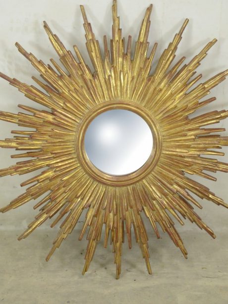 French 1940's sunburst mirror