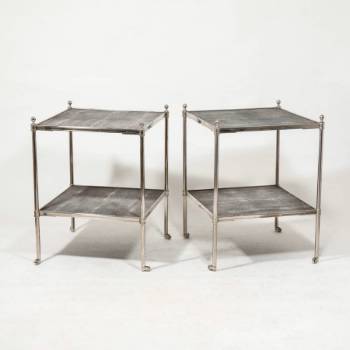 Pair of Fitzroy Square Etagere Tables by Vaughan