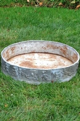 A pair of English mid 19th century Lead planters