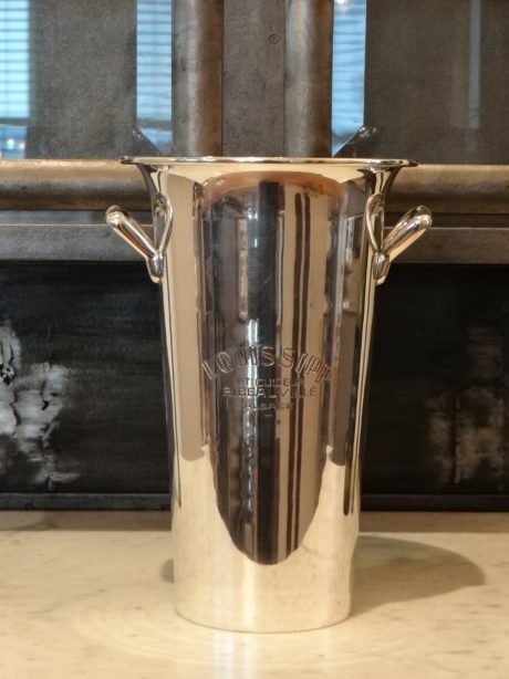 Mid century French silver plated bottle cooler