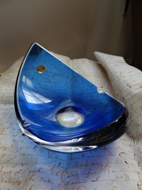 Blue Val St ashtray c.1940