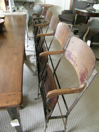 Five seater French Theatre bench