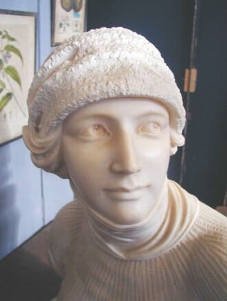 Art deco marble bust c.1920