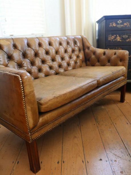 A fabulous little English two seater sofa c.1940