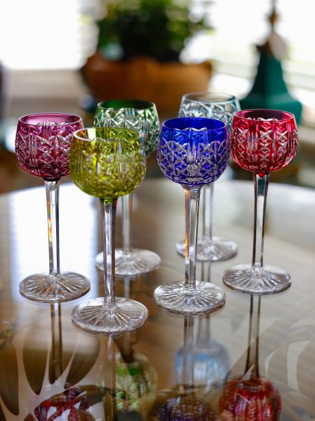 Saint Louis 'Riesling' crystal wine glasses