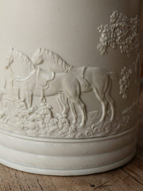 George III stoneware tankard by Davenport c 1800-1810