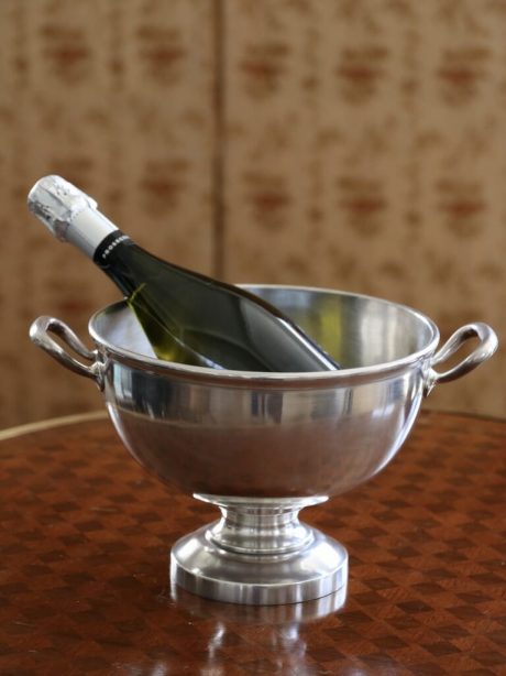 Mid century silver plate wine cooler