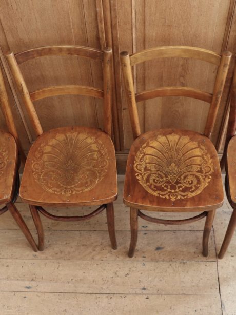 LUTERMA Bistro chairs from Estonia, c.1920
