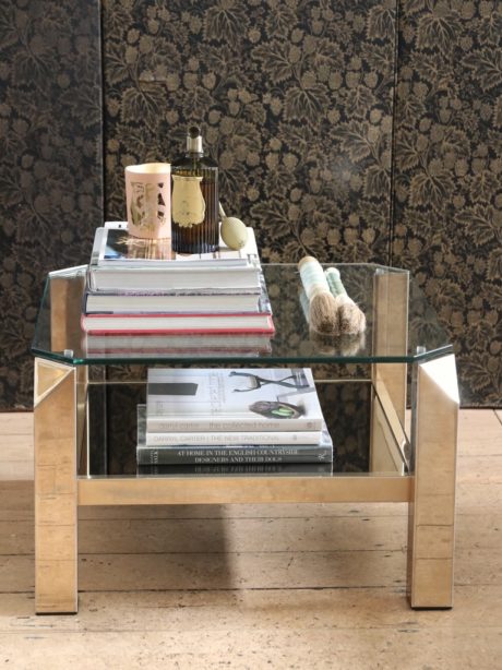 23 carat gold plated side table from Belgo chrom