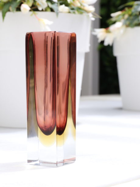 Luigi Mandruzzato Murano Sommerso vase