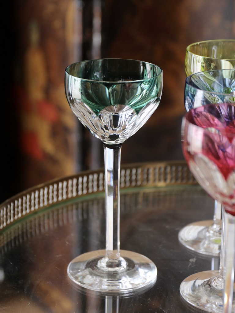 Val St Lambert Osram crystal glasses – European Antiques