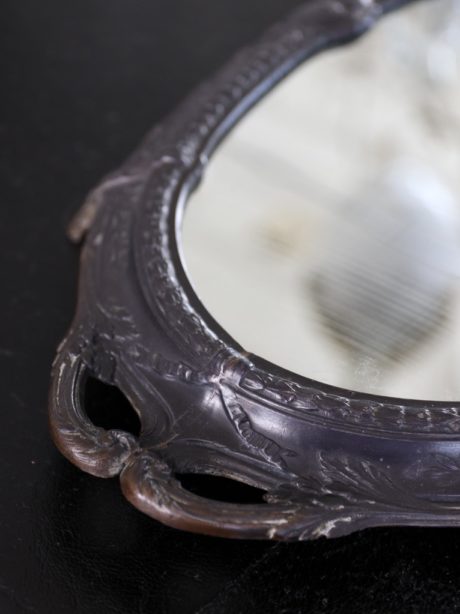 French mirrored centre table display tray