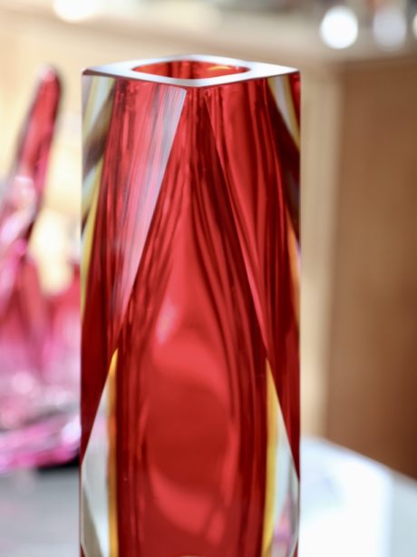Murano Sommerso art glass vase c.1960