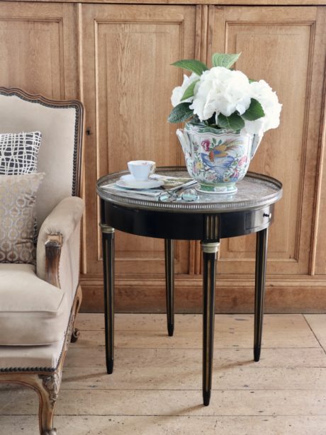 Louis XVI style Bouillotte side table