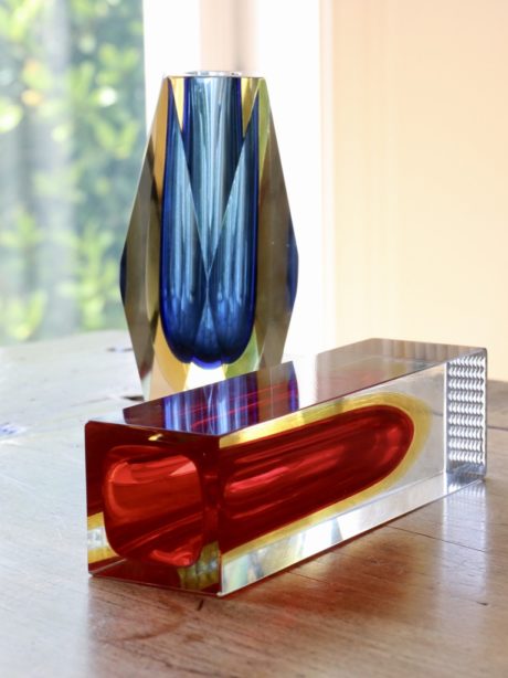 2 Murano Sommerso vases from the 1970s