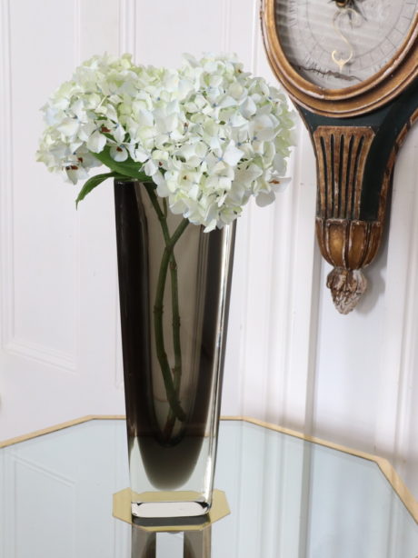Smoked charcoal Murano Vase c.1970