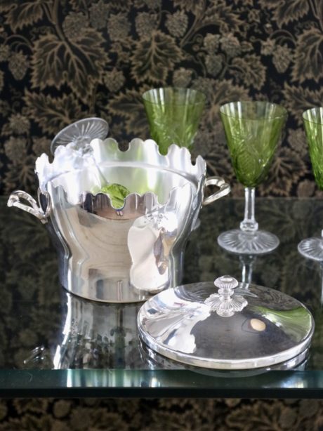 Christofle Gallia silver plated ice bucket