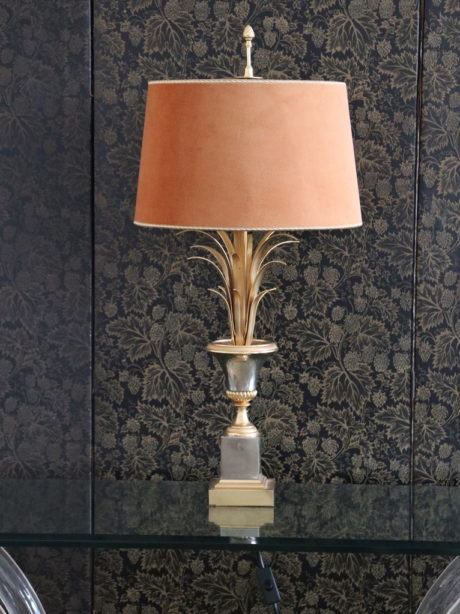 A French wheat sheaf table lamp c.1970