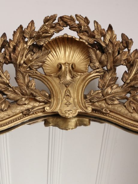 Antique French Louis XV gilt mirror c.1870