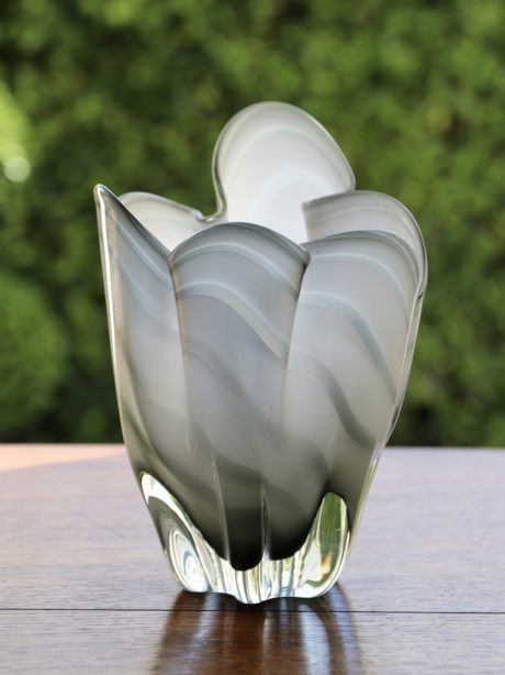 Japanese Hineri Iwatsu Fazzoletto Vase