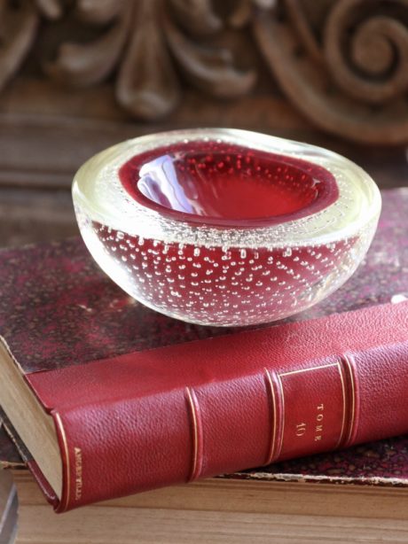 Galliano Ferro Bullicante Murano Geode bowl