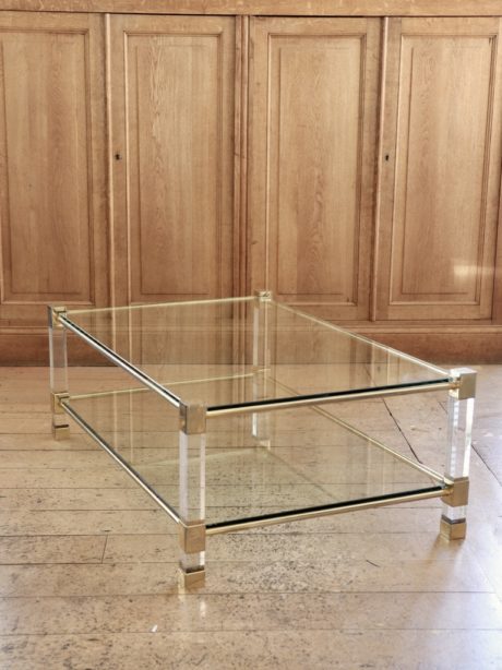 'Hollywood regency' two tier coffee table