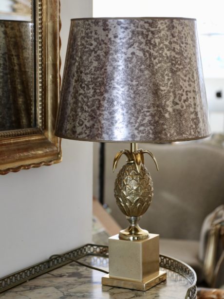Mid century French pineapple table lamp c.1970