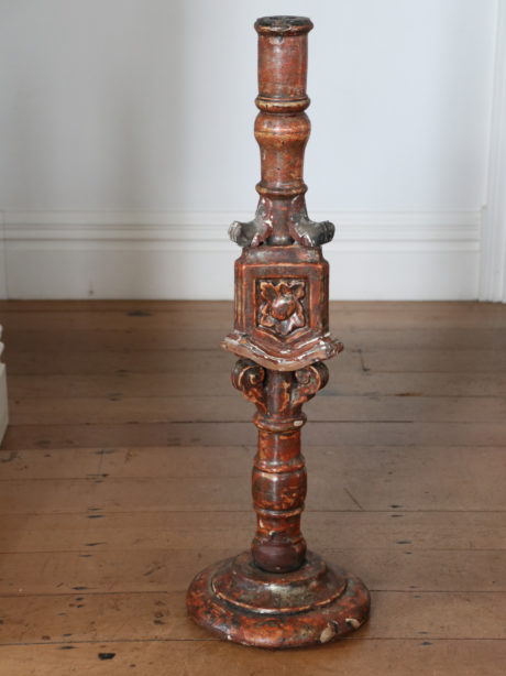 An 18th century Italian altar candlestick c.1790