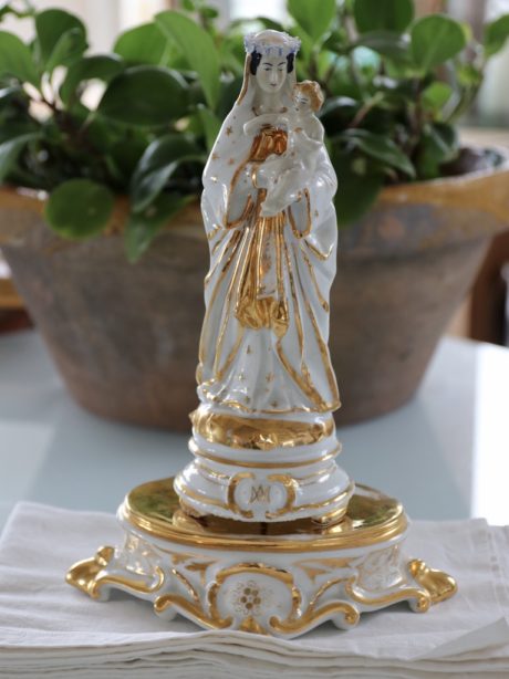 Porcelain Madonna and child figure c.1850-70’s