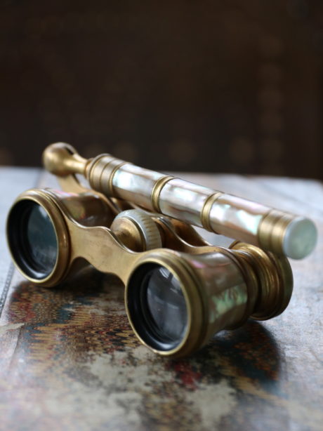 Antique French Mother of Pearl opera glasses