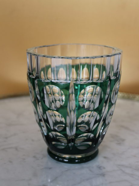 Charles Graffart Val St Lambert crystal vase