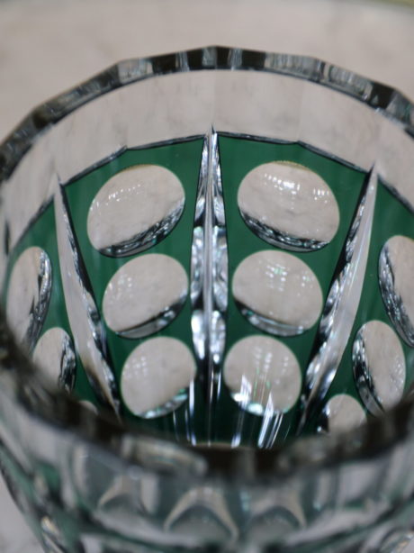 Charles Graffart Val St Lambert crystal vase