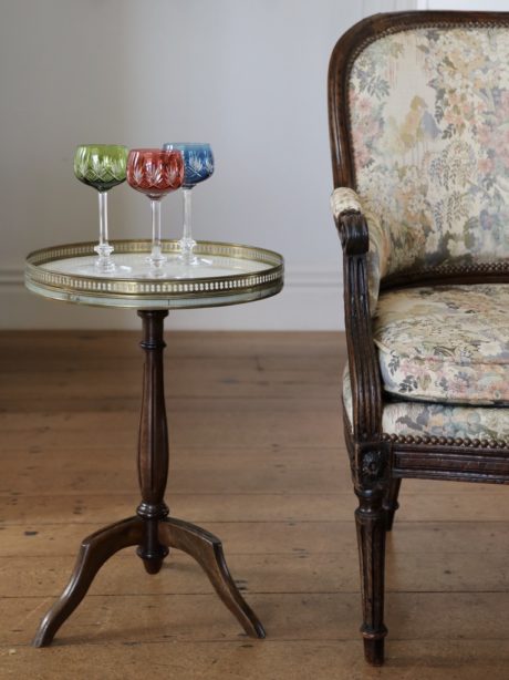 Pair of French Neo classical martini tables c.1920