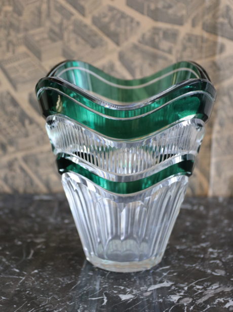 Hubert Fouarge designed Val St Lambert vase