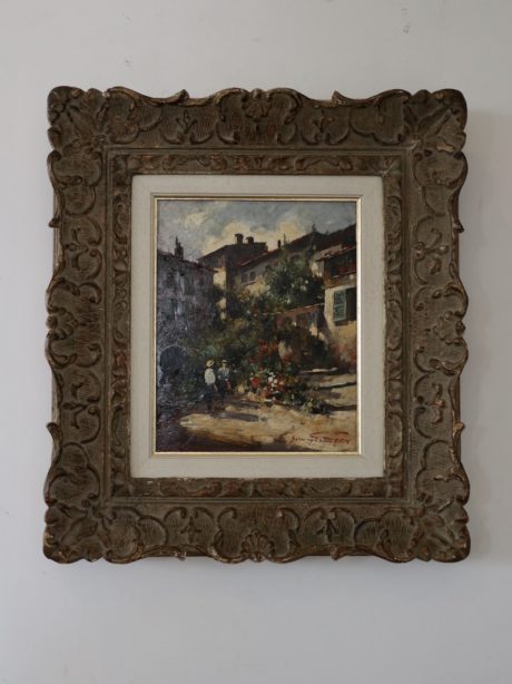 Belgian oil painting by Simon Van Gelderen