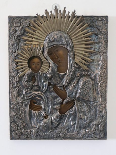 19th Century Russian Icon, Madonna of the Three Hands