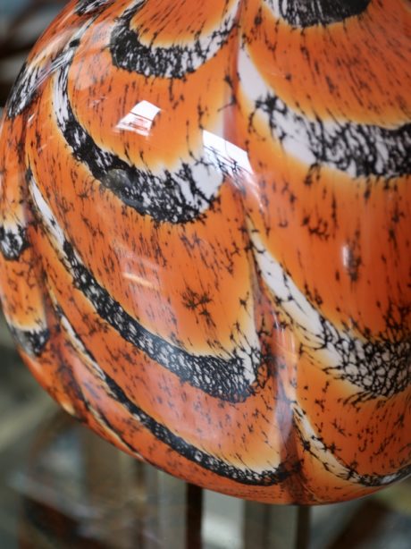 Opaline multicolour vase Vetreria Barbieri
