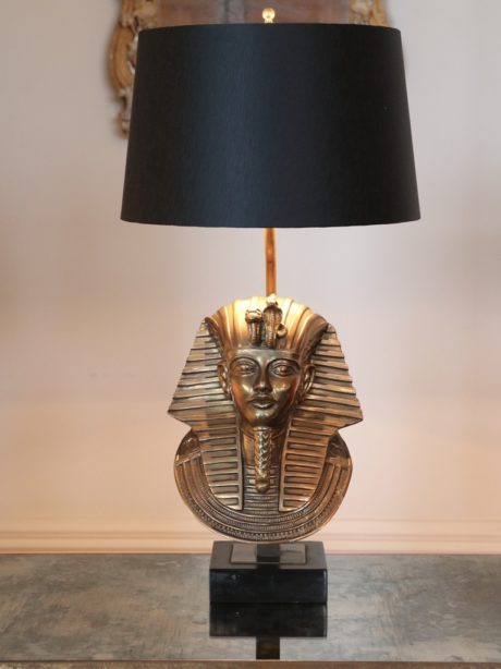 Hollywood Regency Large Pharaoh Table Lamp