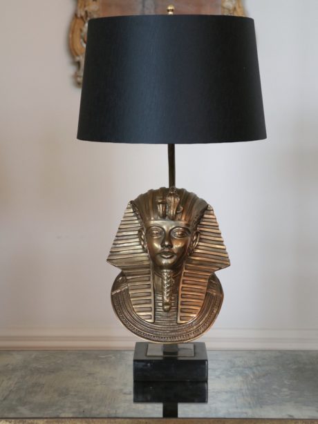 Hollywood Regency Large Pharaoh Table Lamp