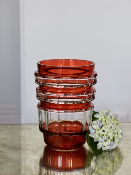 Belgian Val Saint Lambert “Formose” Vase