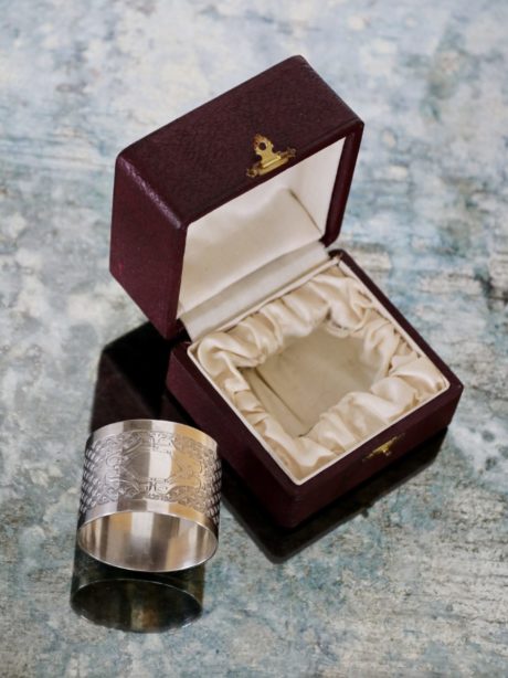 Silver Plated Napkin Ring in Presentation Box